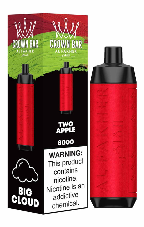 Al Fakher Crown Bar 8000 Puffs Prefilled Vape Kit - Box of 10