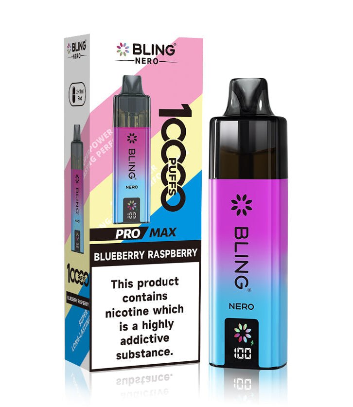 Crystal Bling Nero 10k Vape Kit Box of 5 - option1