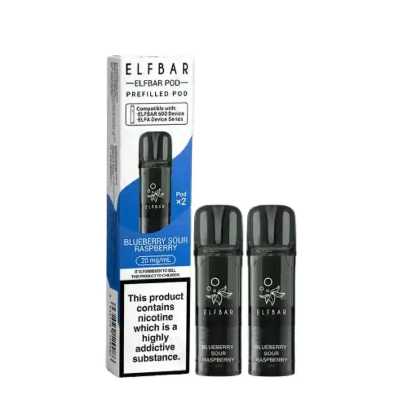 Elf Bar 600 Prefilled Replacement Pods - Box of 10