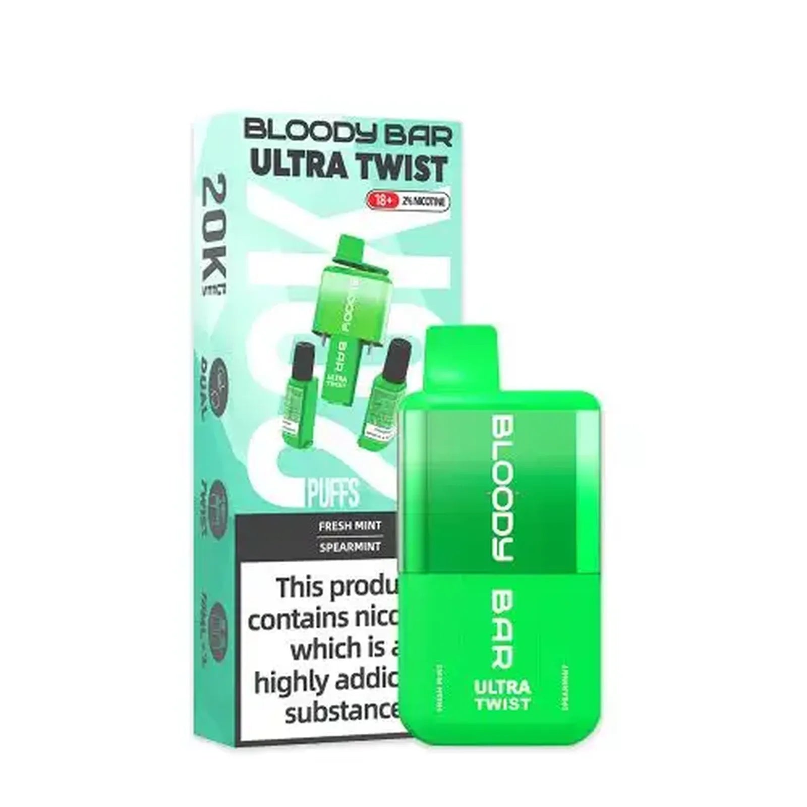 Bloody Bar Ultra Twist 20000 Prefilled Vape Pod Kit - Box of 5
