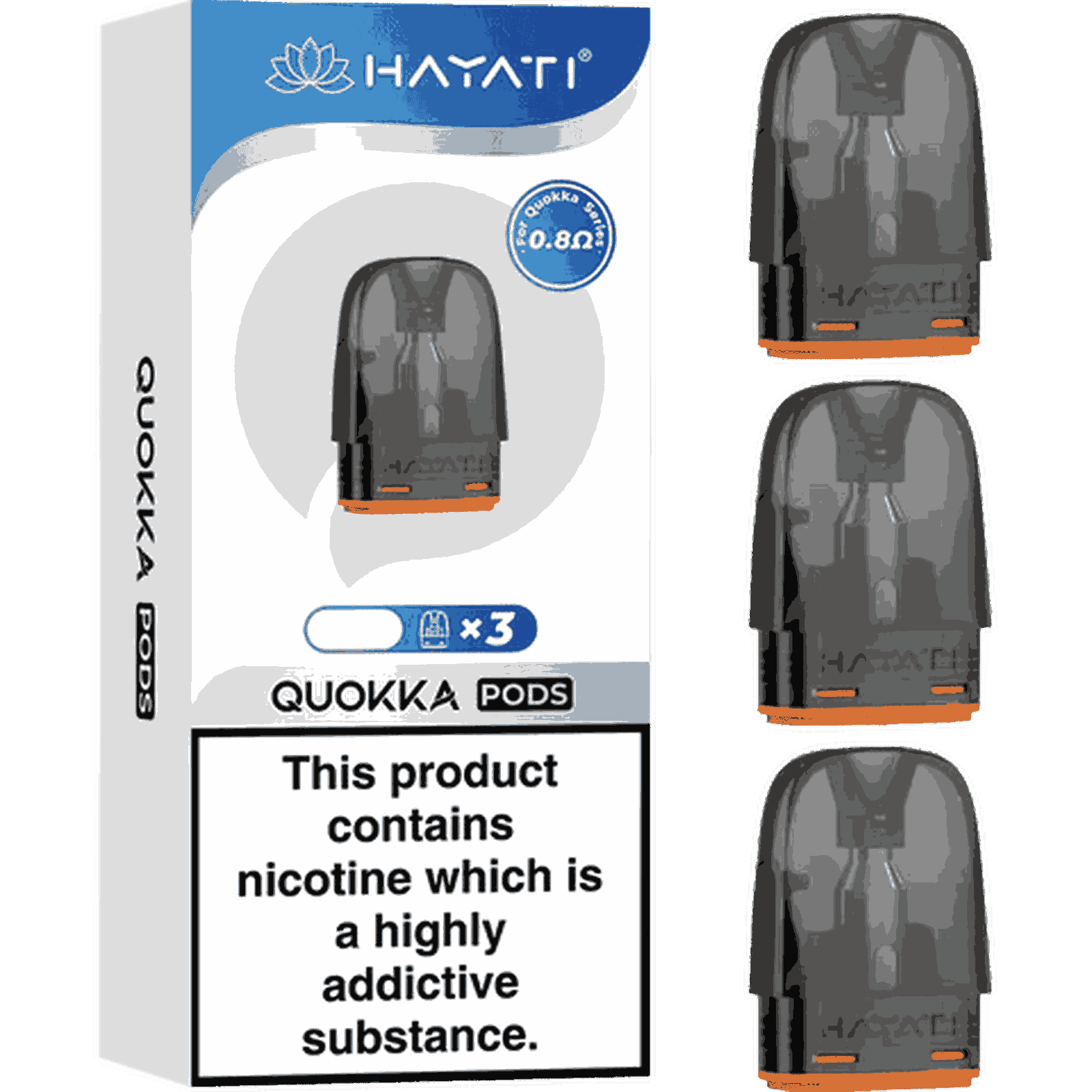 Hayati Quokka Replacement Pods Box Of-3
