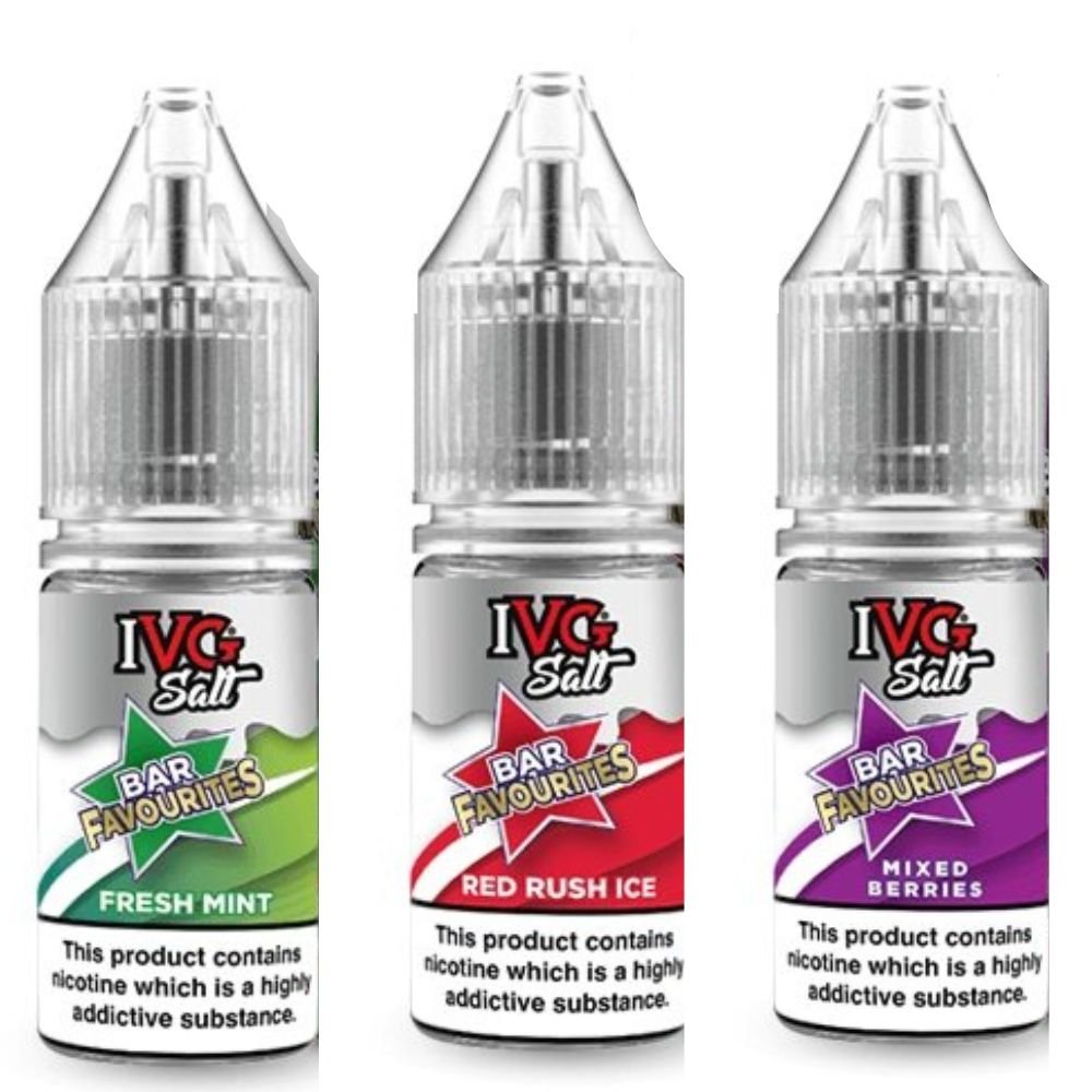IVG Salt Bar Favourites Nic Salt E-Liquid 10ml | Pack of 10