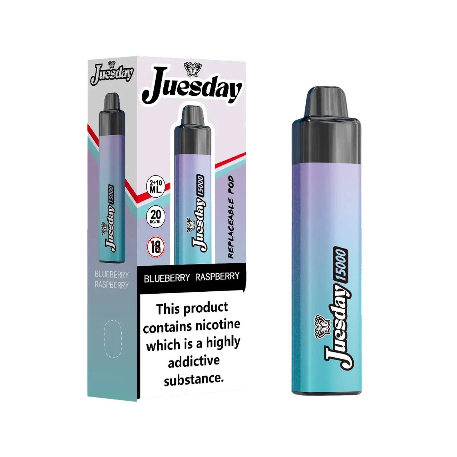 Juesday 15000 Puffs Prefilled Vape Kit - Box of 10