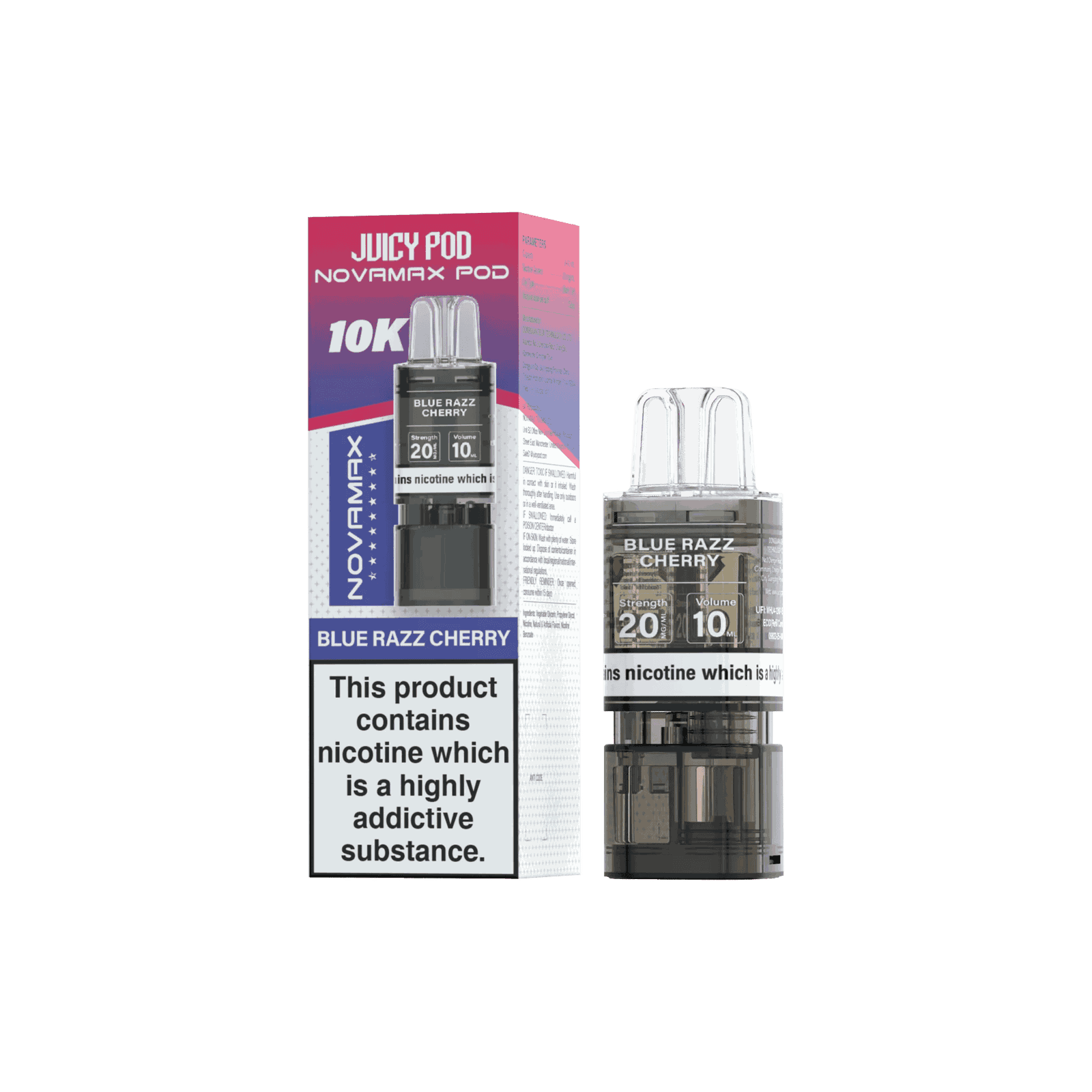 Juicy Pod Novamax 10K Replacement Pods - Pack of 10