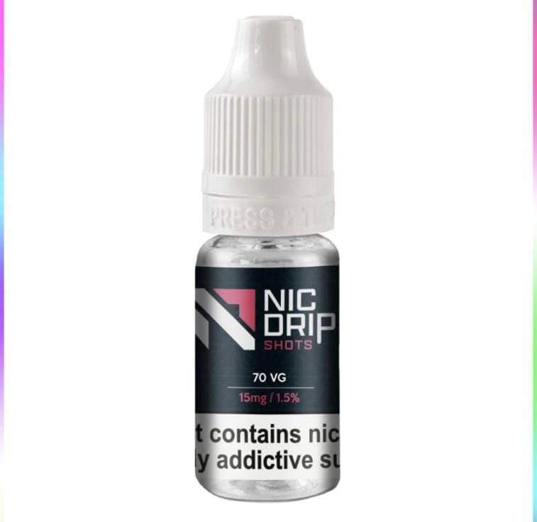 Nic Drip 15mg Vape Nicotine Shot 70VG | UK Shortfill