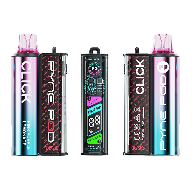 Pyne Pod Click 10000 Starter Kit - Pack of 5 - Flavours
