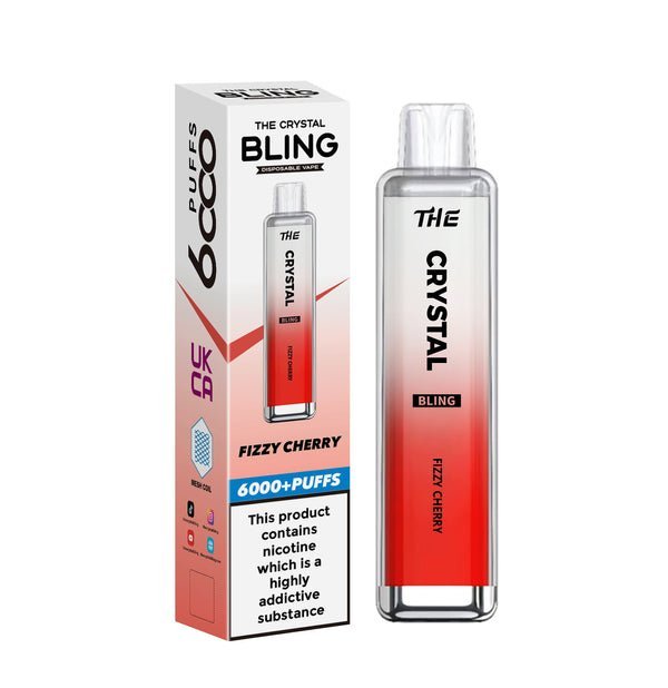 The Crystal Bling 6000 Prefilled Pod Vape Kit - Box of 10