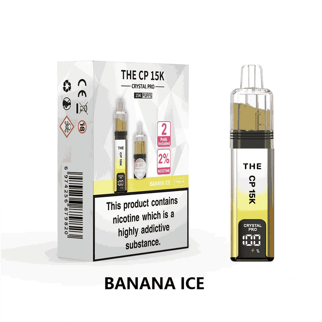 The Crystal Pro CP 15k Prefilled Pod Vape Kit - Box of 5
