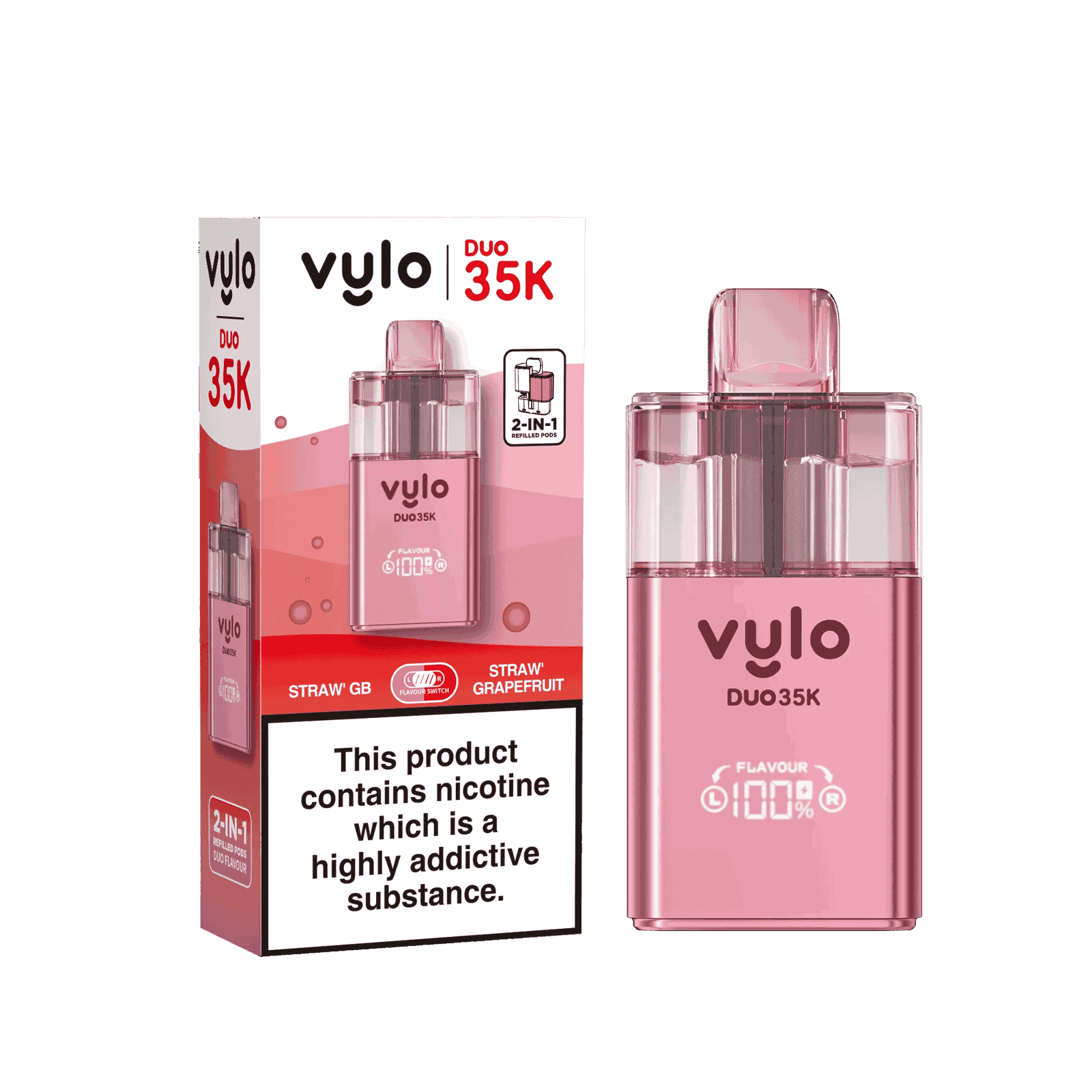 Vylo Duo 35k 2 in 1 Prefilled Pod Vape - Box of 5