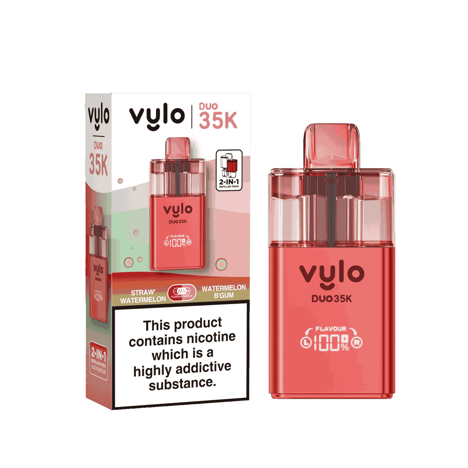 Vylo Duo 35k 2 in 1 Prefilled Pod Vape - Box of 5